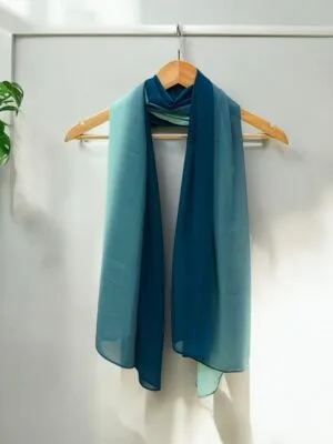 Triple shade chiffon hijab-islamic fashion