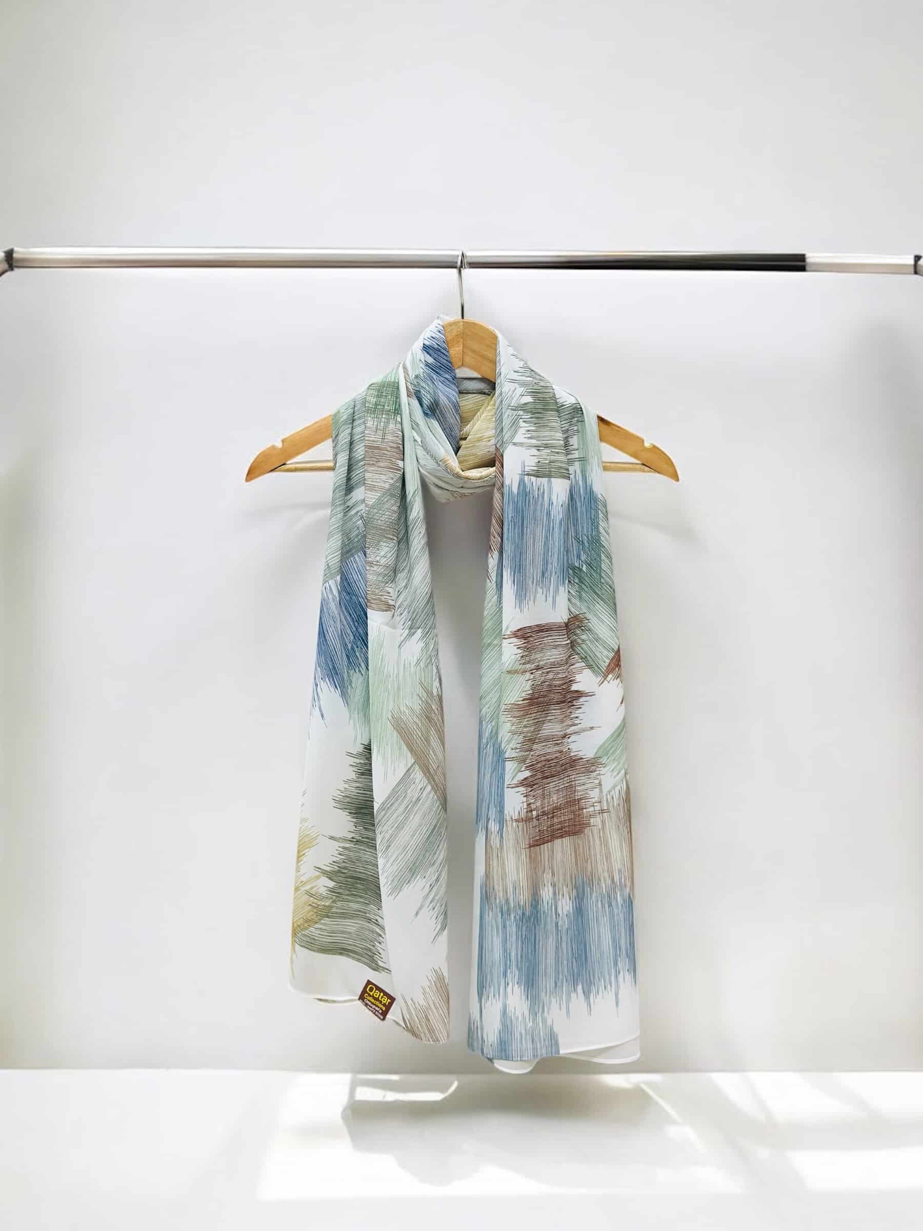 Digital Print Ombre Chiffon Hijab