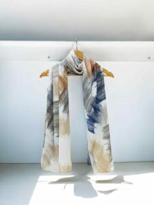 Digital Print Ombre Heavy chiffon hijab-Ombre Fabric Chiffon