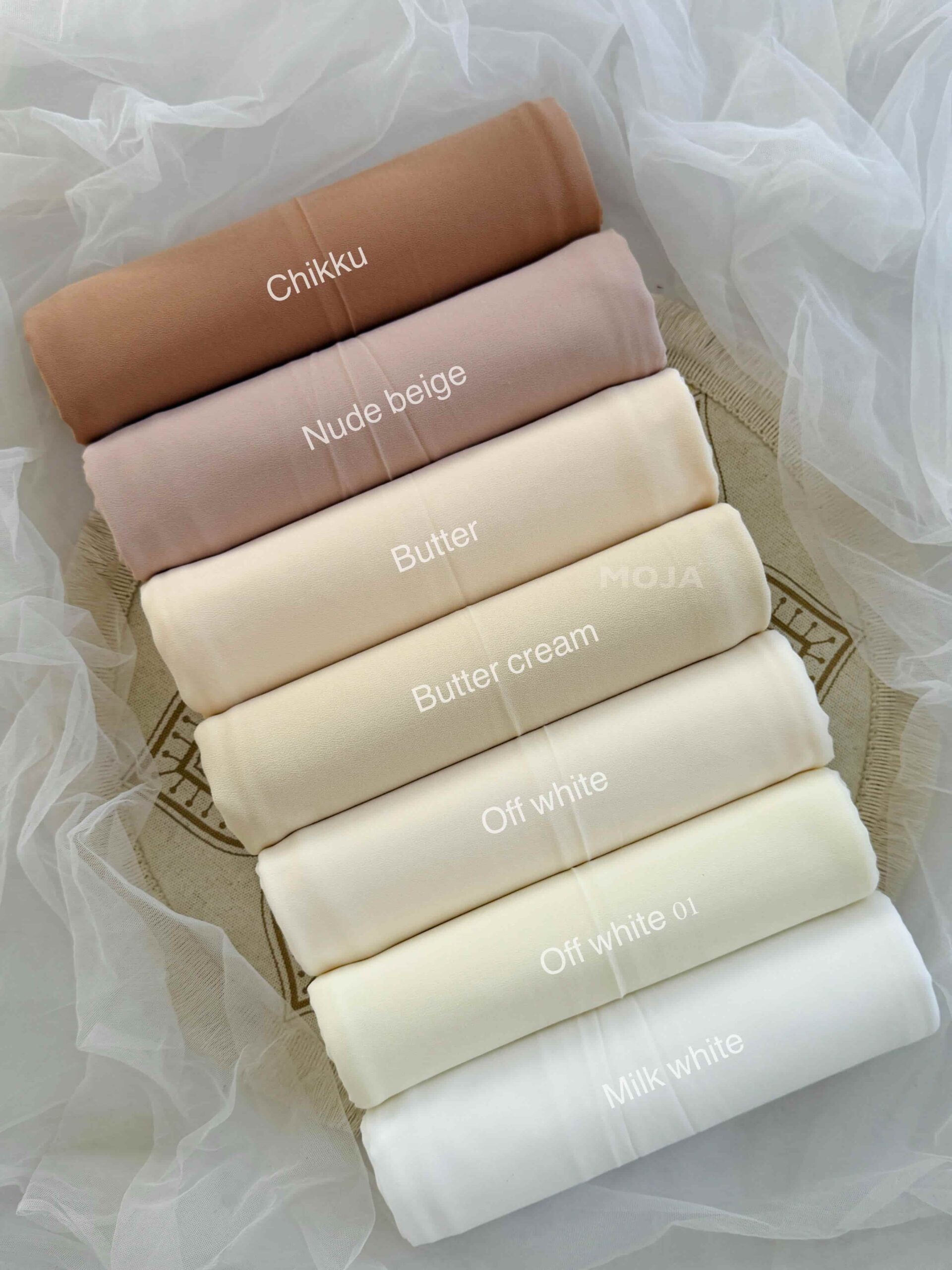 Moja brand Malaysian Georgette/Heavy Chiffon Hijab