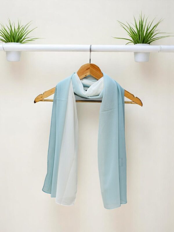 Double Shade Hijab in Georgette fabric