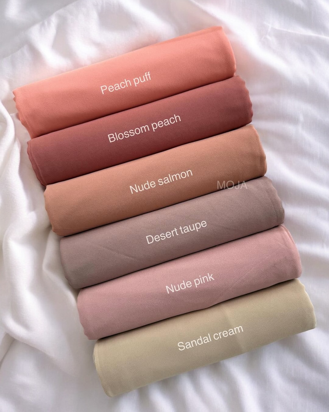 Moja Hijab – Premium Malaysian Georgette Hijab Material