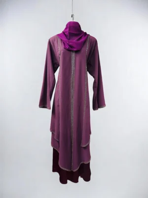 Trendy Front Open Abaya – Stylish Modern Pardha Design