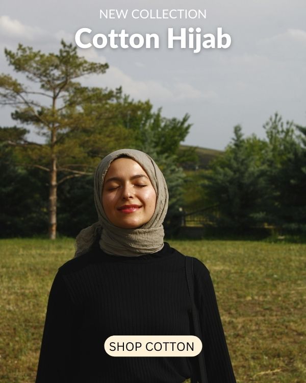 cotton hijab - qatar collections