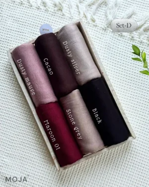 Moja Jersey Hijab – Soft Bamboo Blend for Daily Wear