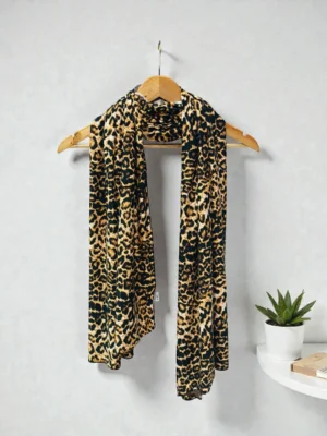 Animal Print Jersey Hijab