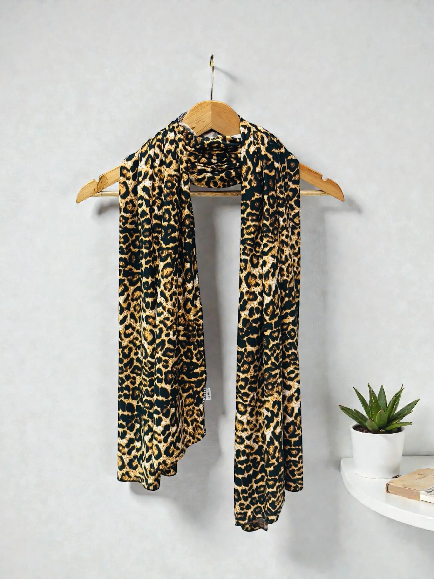 Animal Print Jersey Hijab