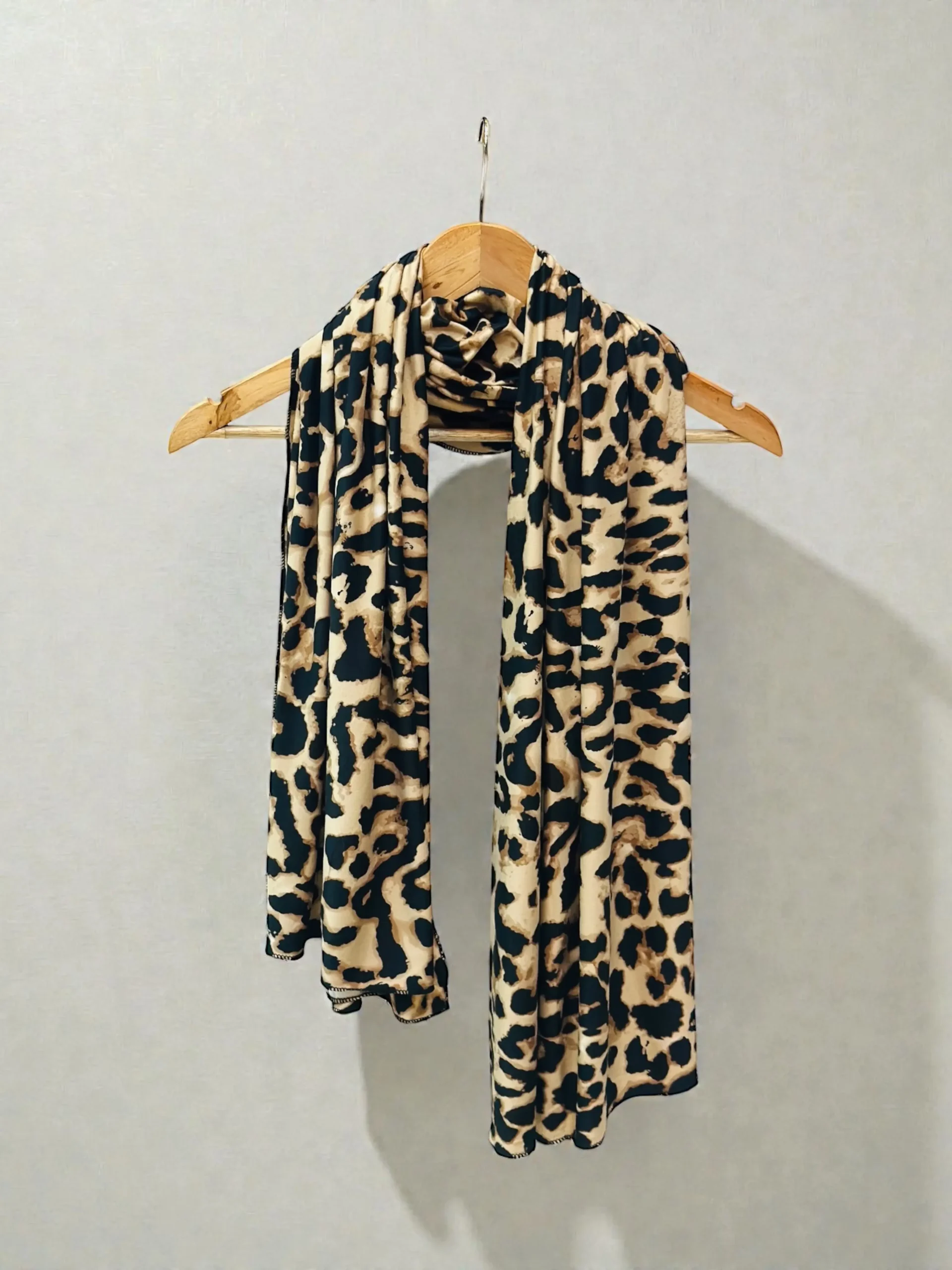 Cheetah Print Jersey Hijab | Stretchy & Comfortable