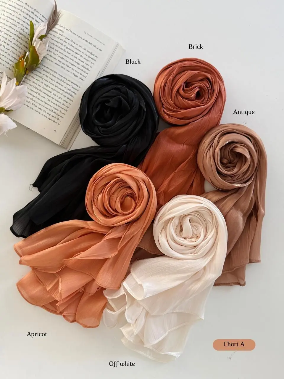 MOJA Organza Shimmer Hijab- qatar collections