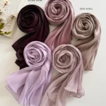 Moja Organza Shimmer Hijab – Premium Party Wear