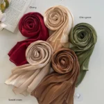 Moja Shimmer Organza Hijab – Elegant Look