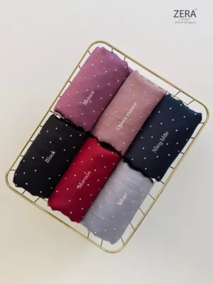 Zera Bubble Satin Stone Hijab