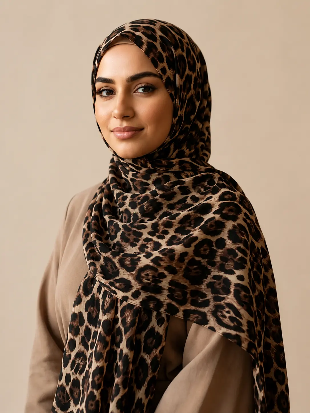 Leopard Animal Print Hijab