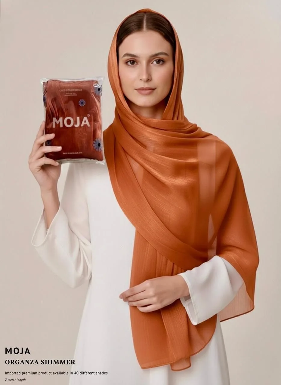 Moja Organza Shimmer Hijab