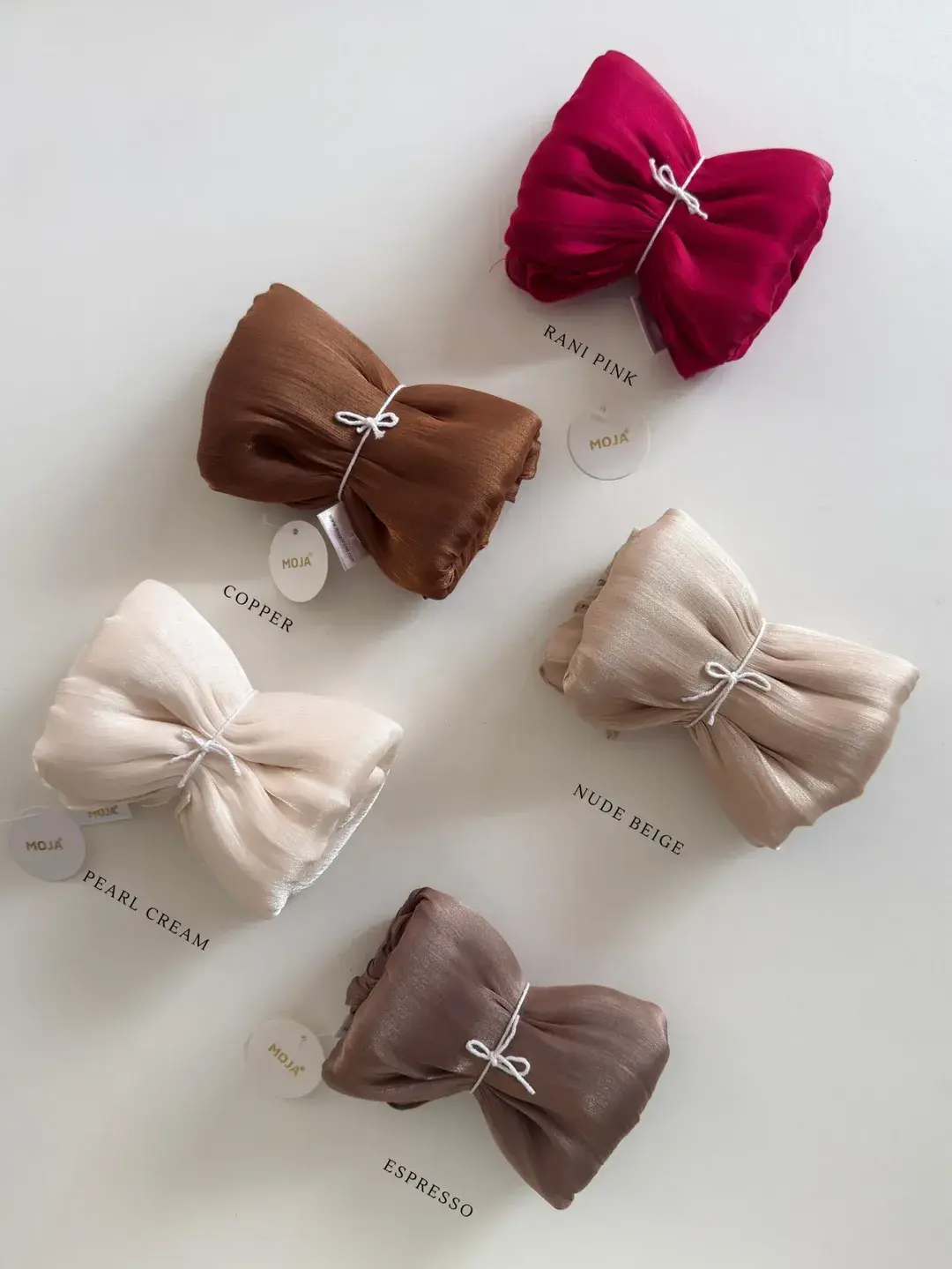 Original Moja Organza Shimmer Hijab for Wedding and Party Wear