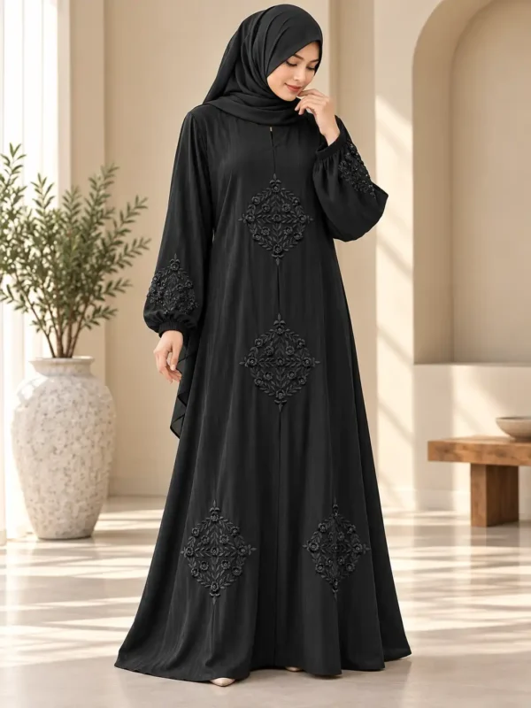 Black Embroidery Abaya | Stunning Latest Designs